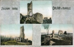 Humpolec, zřícenina hradu Orlíka